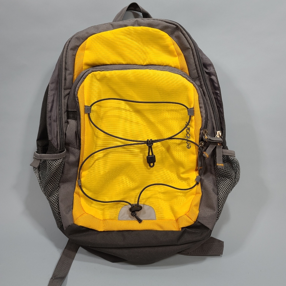 Embark Yellow & Gray Backpack
